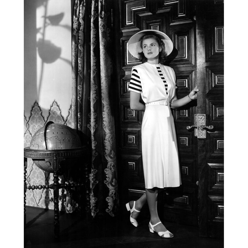 Casablanca Ingrid Bergman Wearing A Jumper Dress Designed By Orry-Kelly 1942 Photo Print Image 1