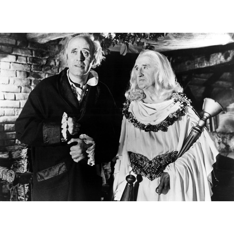 Scrooge Alastair Sim Michael Dolan 1951 Photo Print Image 1