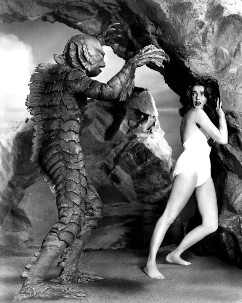 Creature From The Black Lagoon Ben Chapman Julie Adams 1954 Photo Print Image 1