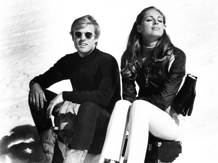 Downhill Racer From Left: Robert Redford Camilla Sparv 1969 Photo Print Image 1