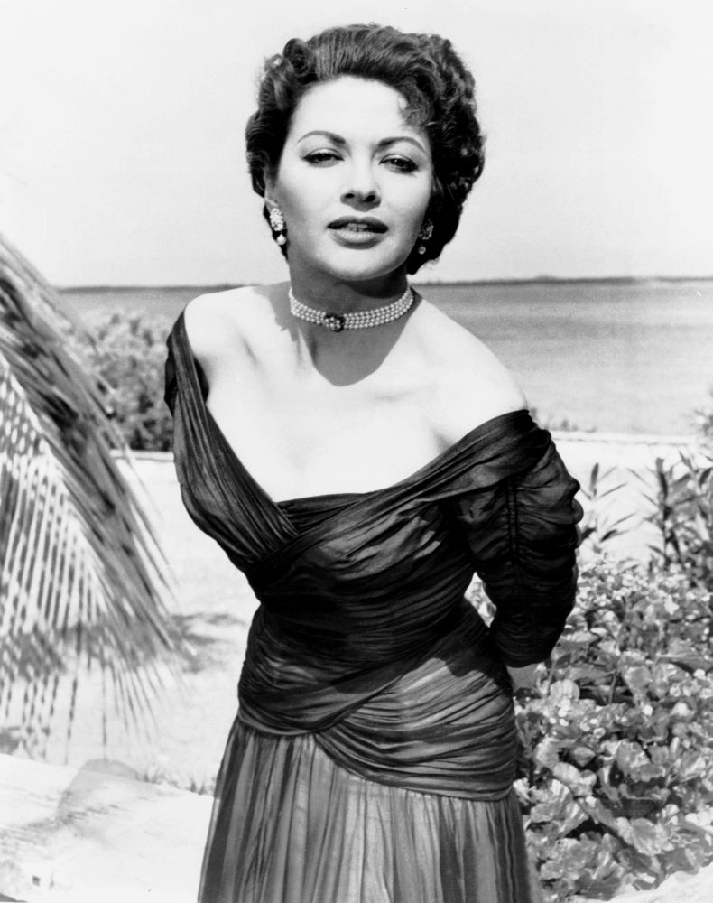 Yvonne De Carlo On Location In Nassau Where She Is Filming Flame Of The Islands 1955 Photo Print Image 1