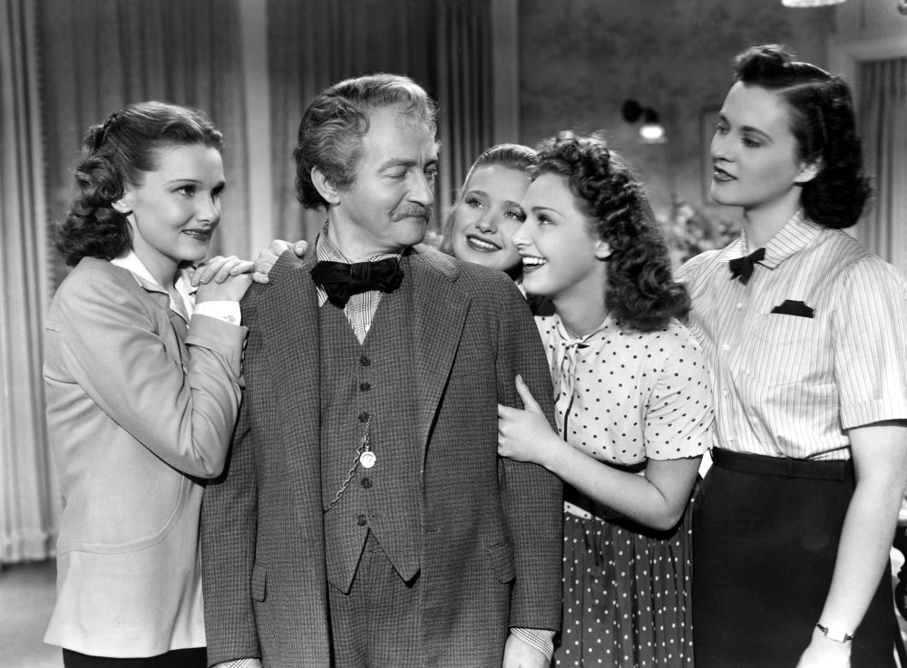 Four Daughters Lola Lane Claude Rains Priscilla Lane Rosemary Lane Gale Page 1938 Photo Print Image 1