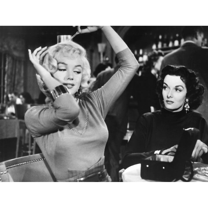 Gentlemen Prefer Blondes From Left: Marilyn Monroe Jane Russell 1953 Tm and Copyright 20Th Century Fox Film Image 1