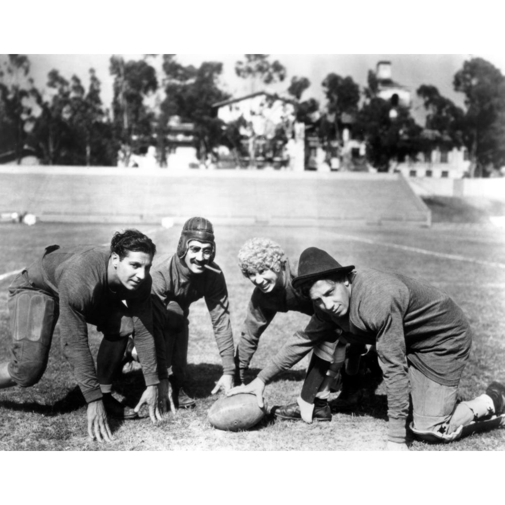 Horse Feathers : Zeppo Marx Groucho Marx Harpo Marx and Chico Marx 1932 Photo Print Image 1