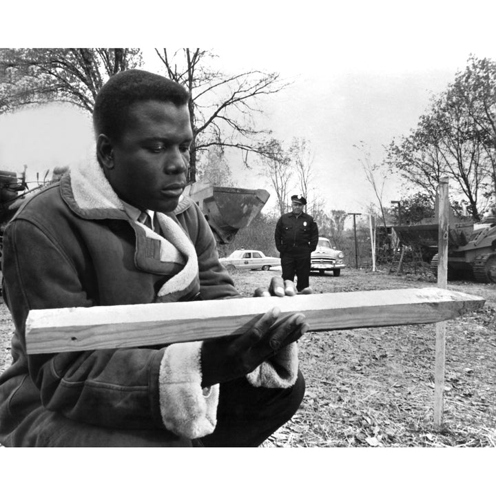 In The Heat Of The Night Sidney Poitier Rod Steiger 1967 Photo Print Image 1