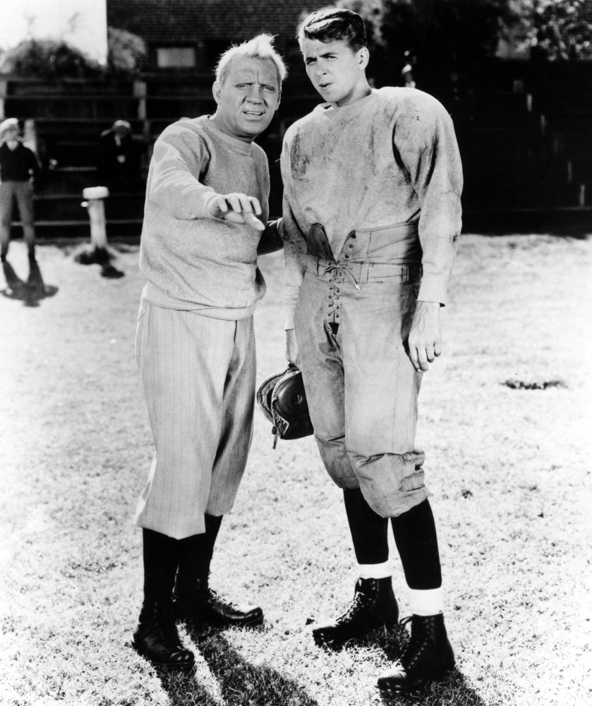 Knute Rockne All American Pat OBrien Ronald Reagan 1940 Photo Print Image 1