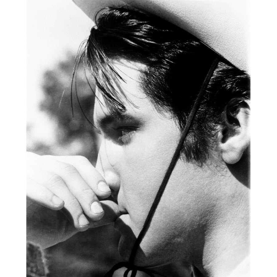 Loving You Elvis Presley On-Set Between Takes 1957 Photo Print Image 1