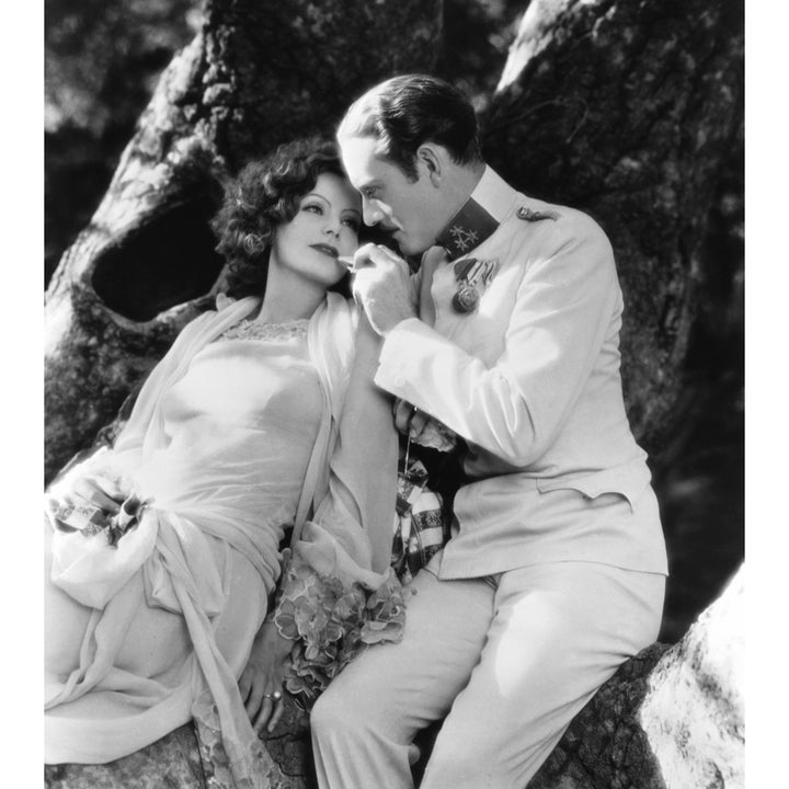 The Mysterious Lady From Left Greta Garbo Conrad Nagel 1928 Photo Print Image 2