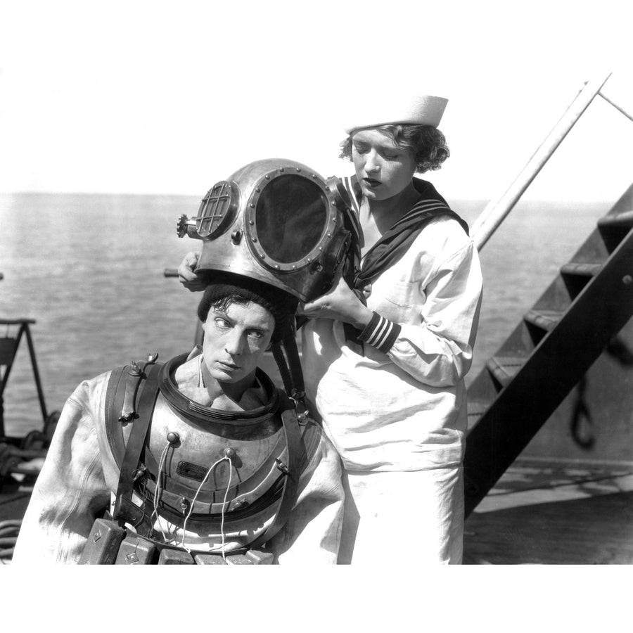 The Navigator Buster Keaton Kathryn Mcguire 1924 Photo Print Image 1