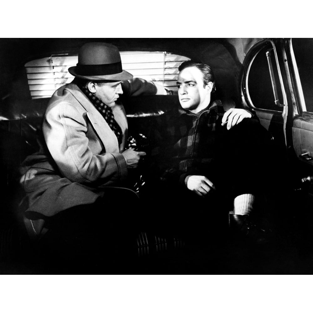 On The Waterfront Rod Steiger Marlon Brando 1954 Photo Print Image 2