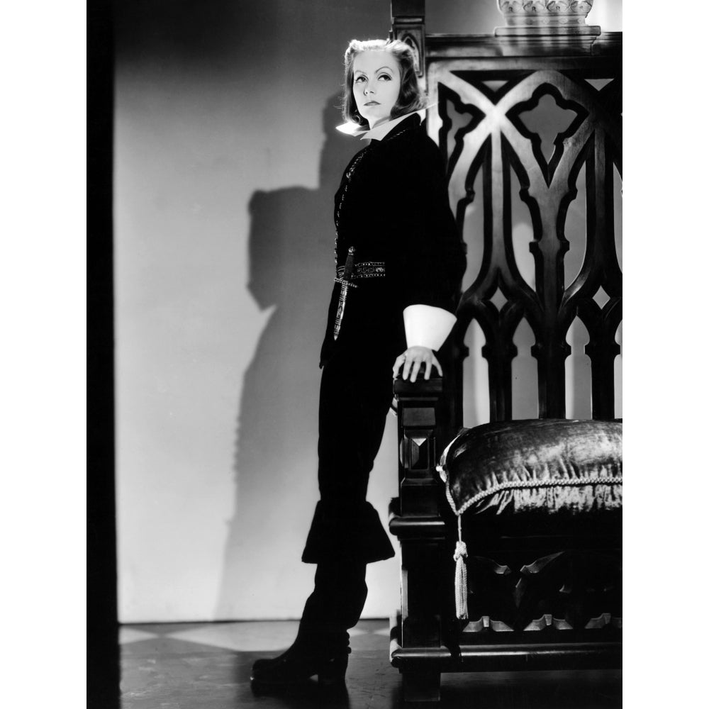 Queen Christina Greta Garbo In A Costume By Adrian 1933 Photo Print Image 1