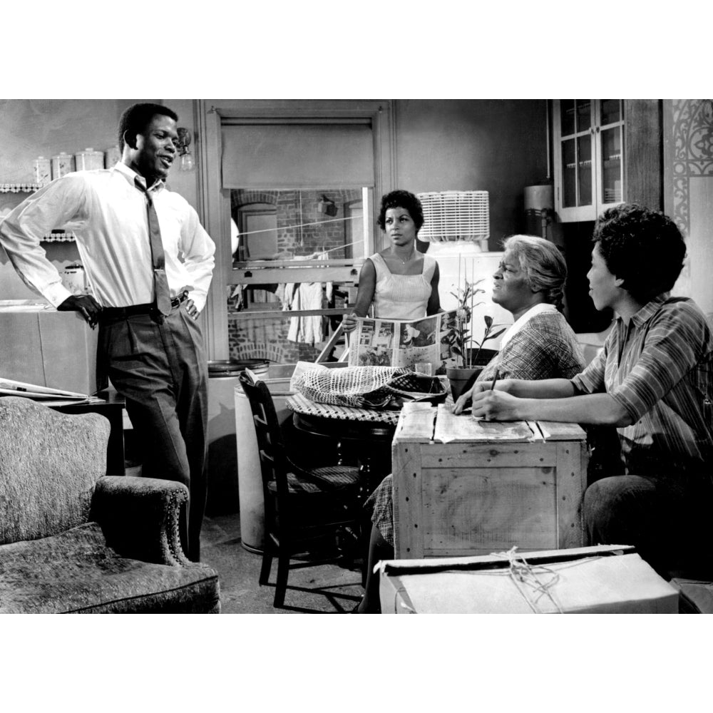 A Raisin In The Sun Sidney Poitier Ruby Dee Claudia Mcneil Diana Sands 1961 Photo Print Image 2