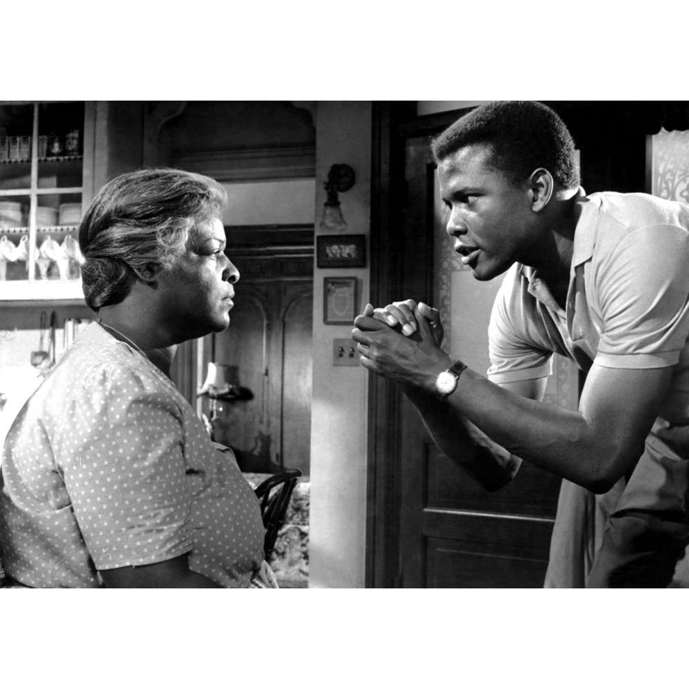 A Raisin In The Sun Claudia Mcneil Sidney Poitier 1961 Photo Print Image 2