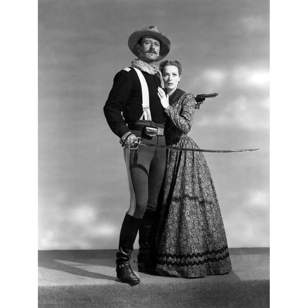 Rio Grande John Wayne Maureen OHara 1950 Poster Print Image 1