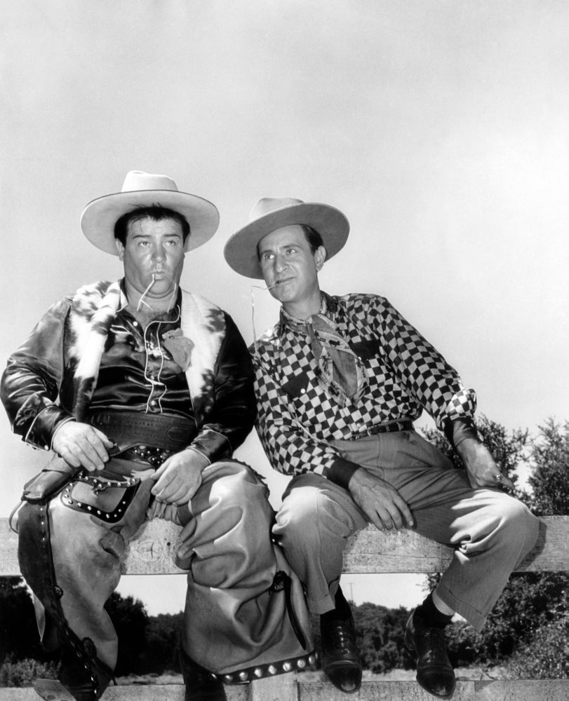 Ride Em Cowboy Lou Costello Bud Abbott [Abbott And Costello] 1942 Photo Print Image 1