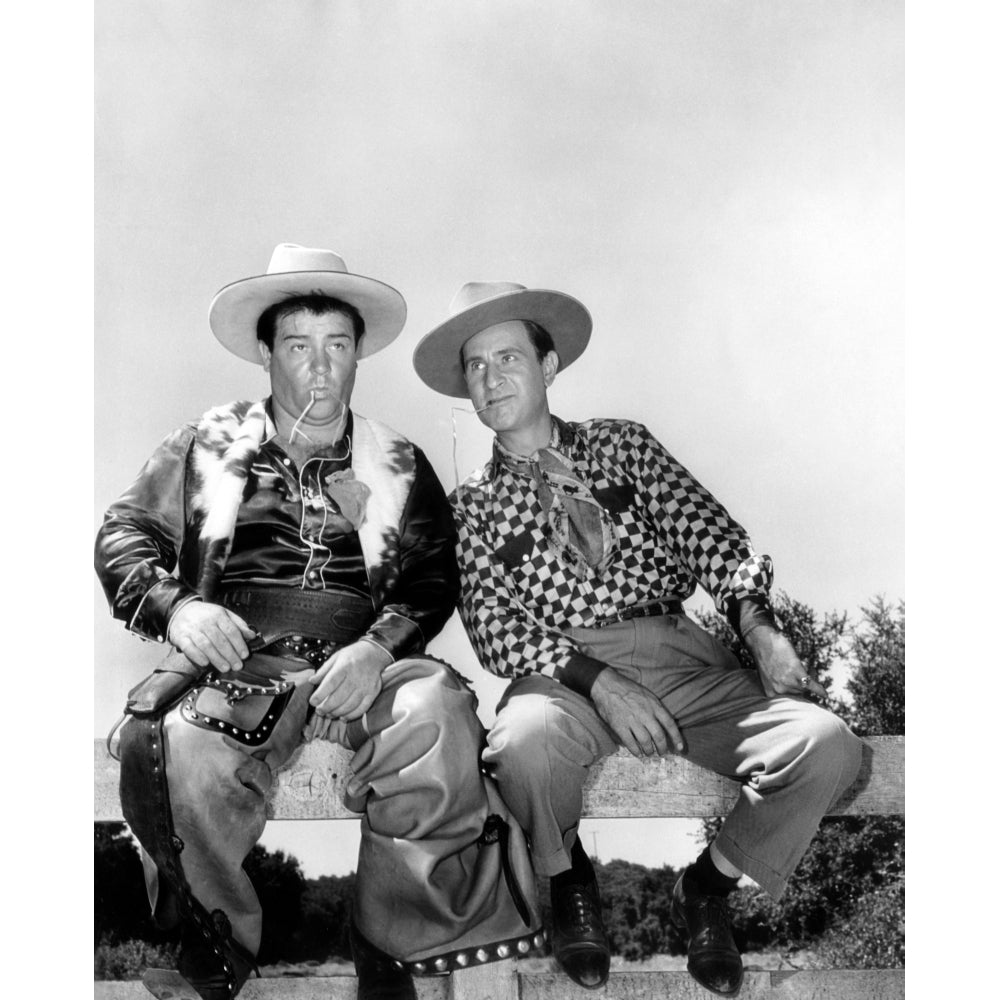 Ride Em Cowboy Lou Costello Bud Abbott [Abbott And Costello] 1942 Photo Print Image 2