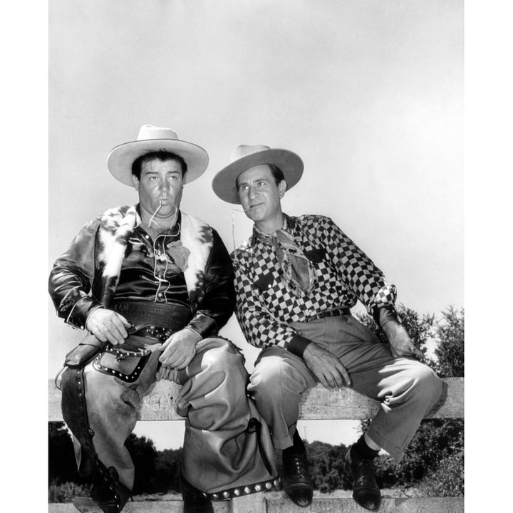 Ride Em Cowboy Lou Costello Bud Abbott [Abbott And Costello] 1942 Photo Print Image 1