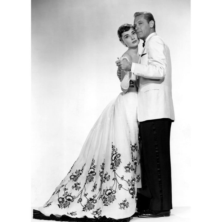 Sabrina Audrey Hepburn William Holden 1954 Photo Print Image 2