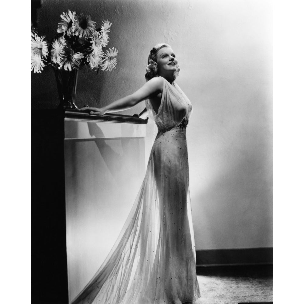 Saratoga Jean Harlow In A Gown By Dolly Tree 1937 Photo Print Image 2