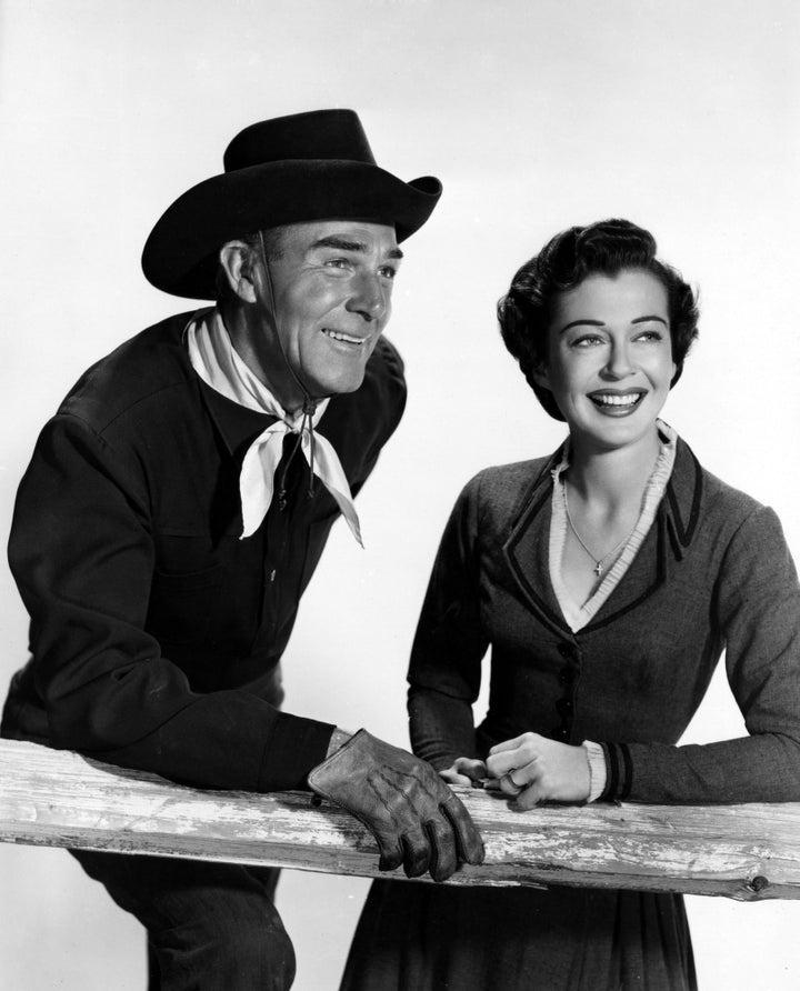 Seven Men From Now Randolph Scott Gail Russell 1956. Photo Print Image 1