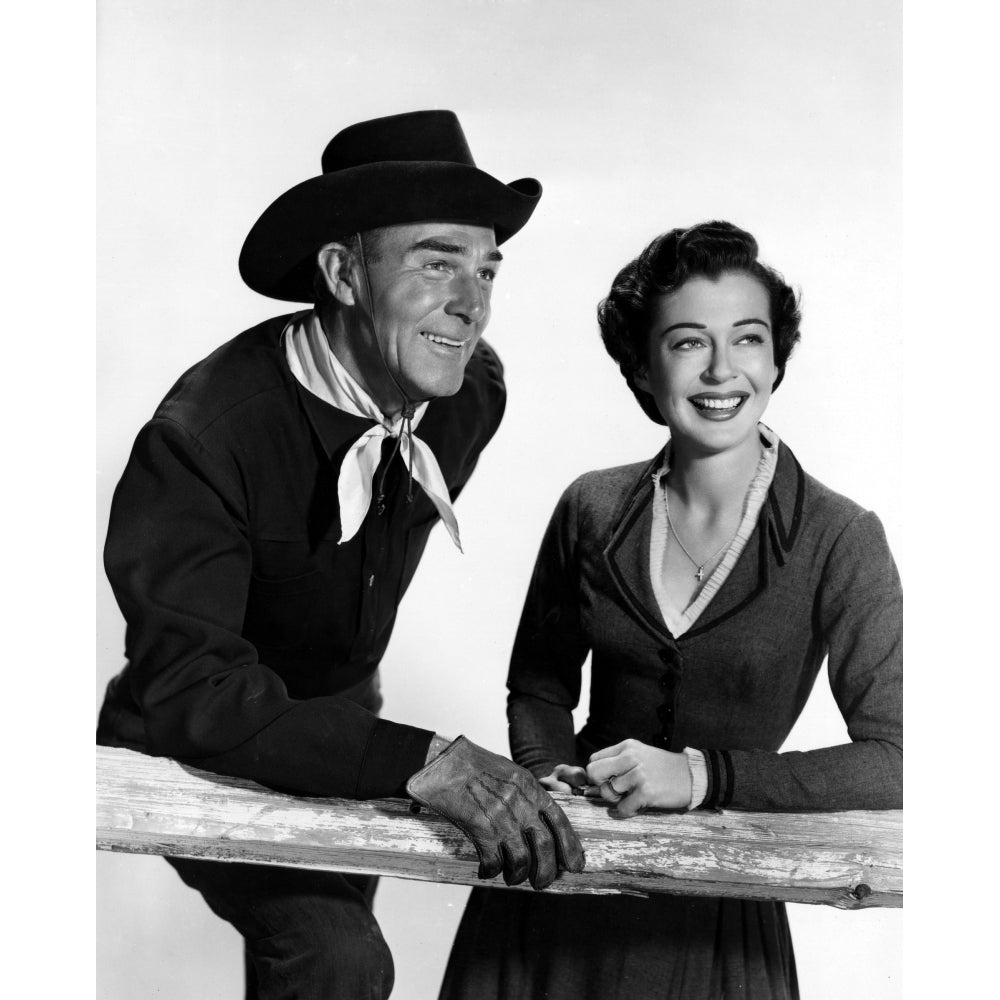 Seven Men From Now Randolph Scott Gail Russell 1956. Photo Print Image 2