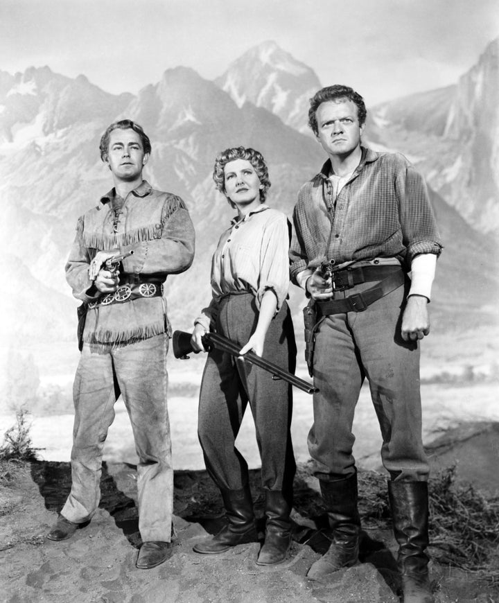 Shane Alan Ladd Jean Arthur Van Heflin 1953. Photo Print Image 1