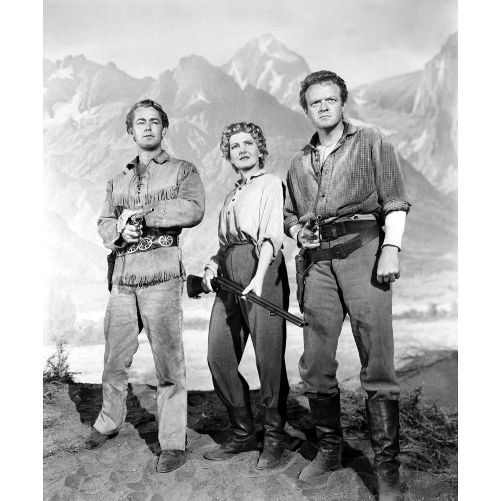 Shane Alan Ladd Jean Arthur Van Heflin 1953. Photo Print Image 1