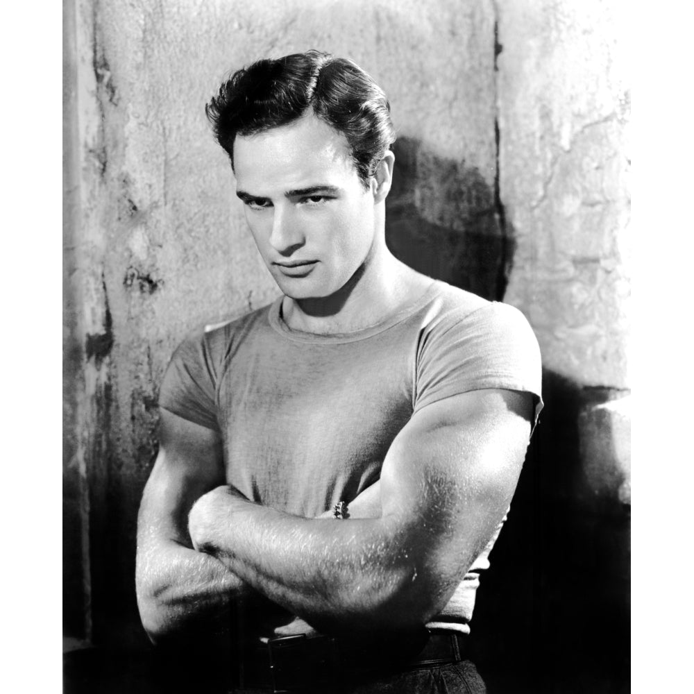 A Streetcar Named Desire Marlon Brando 1951 Arms Folded Photo Print Image 2