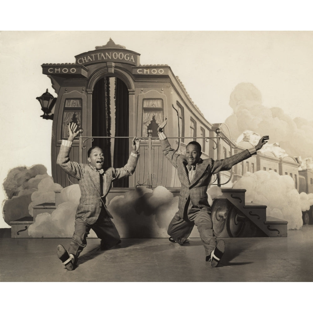 Sun Valley Serenade Nicholas Brothers 1941 Doing A Dancing Split Photo Print Image 1