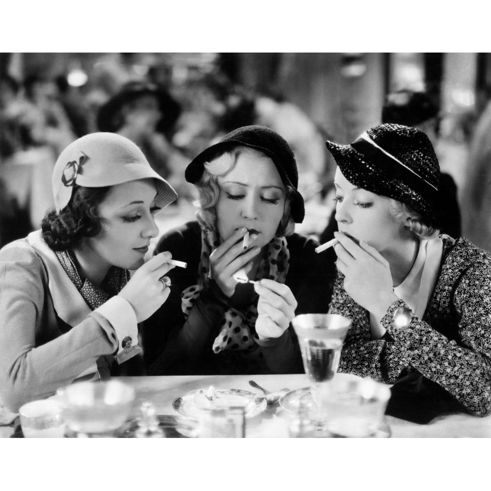 Three On A Match Ann Dvorak Joan Blondell Bette Davis 1932 Photo Print Image 2