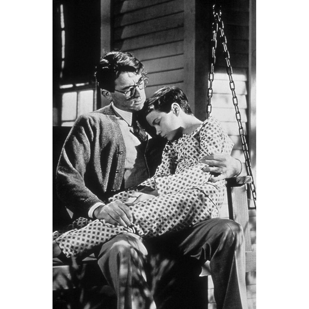 To Kill A Mockingbird Gregory Peck Philip Alford 1962 Photo Print Image 2