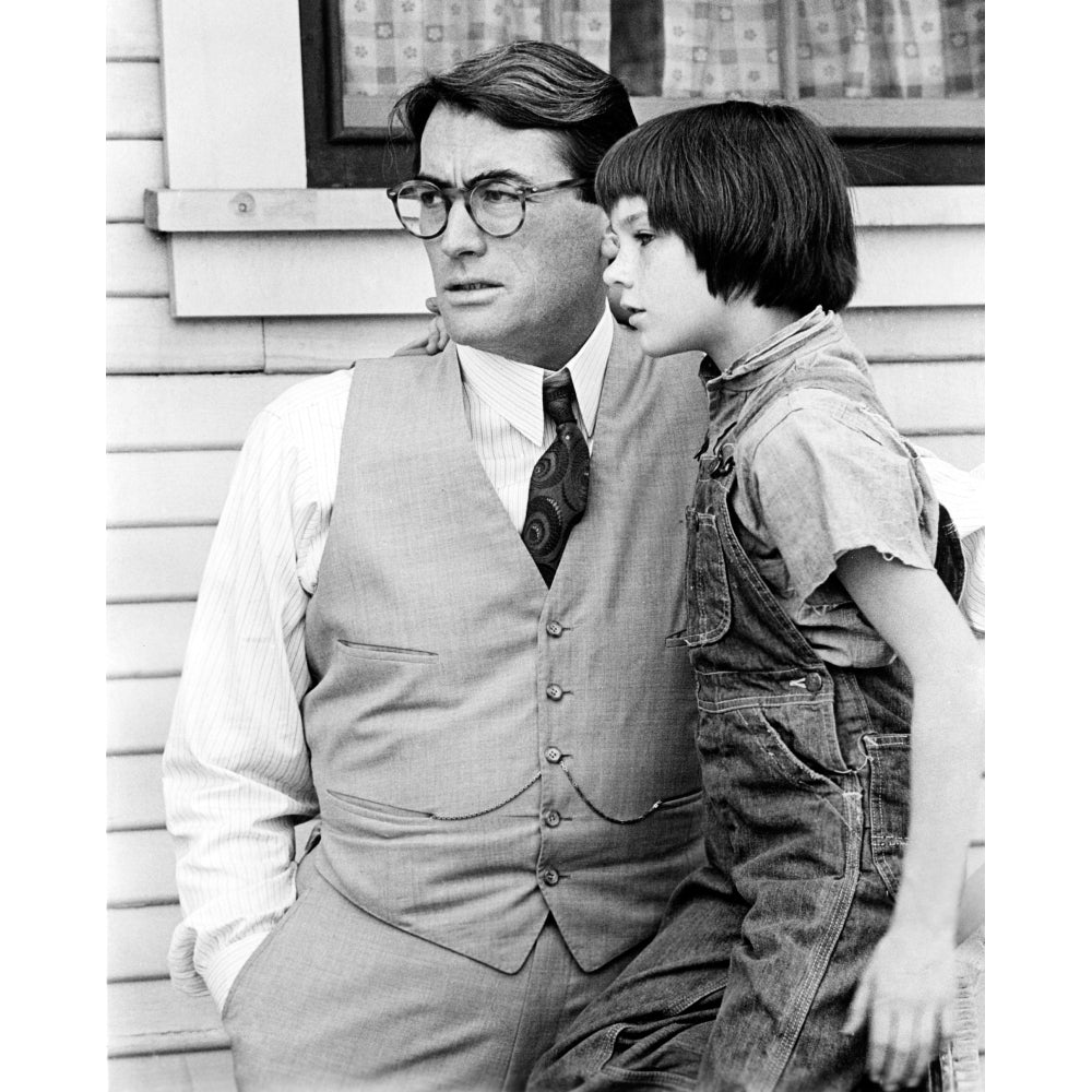 To Kill A Mockingbird Mary Badham Gregory Peck 1962 Photo Print Image 2