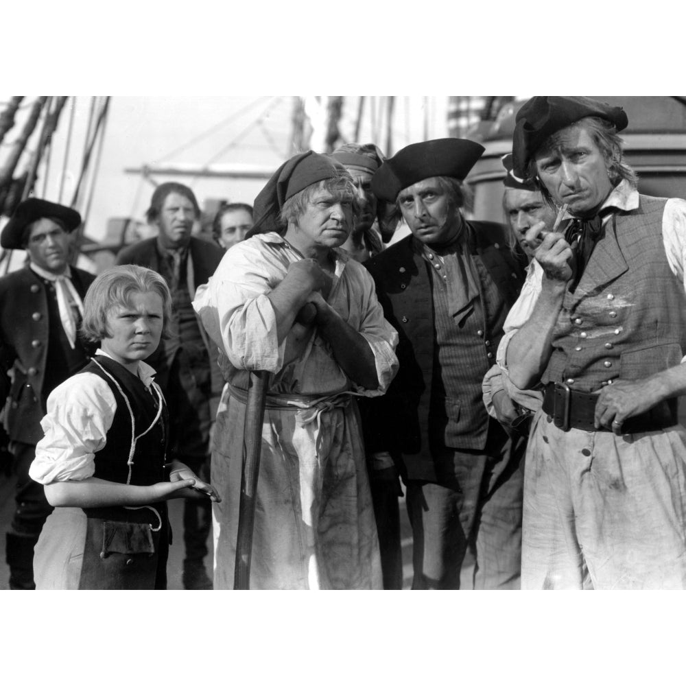 Treasure Island Jackie Cooper Wallace Beery 1934 Pirates On Ship Photo Print Image 1