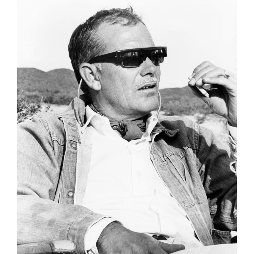 The Wild Bunch Director Sam Peckinpah On Location 1969 Photo Print Image 2