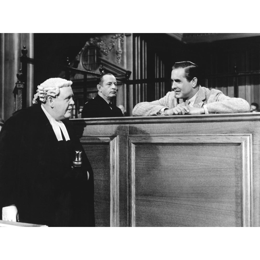 Witness For The Prosecution Charles Laughton Tyrone Power 1957 Photo Print Image 1