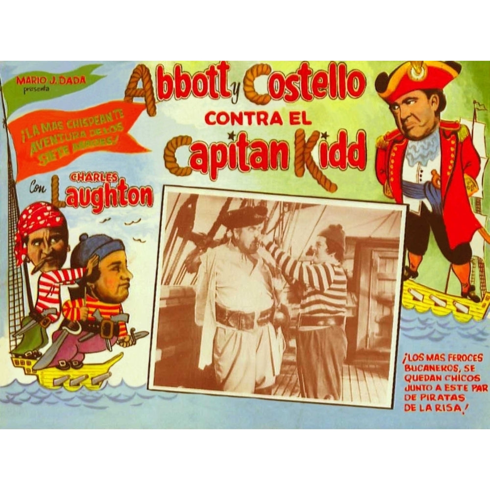 Abbott And Costello Meet Captain Kidd Movie Poster Masterprint Image 1