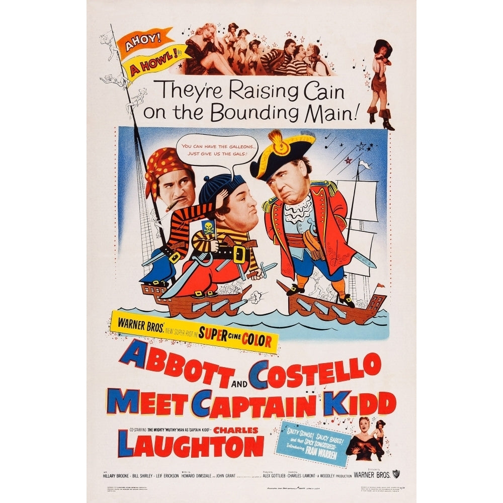 Abbott And Costello Meet Captain Kidd U Movie Poster Masterprint Image 2