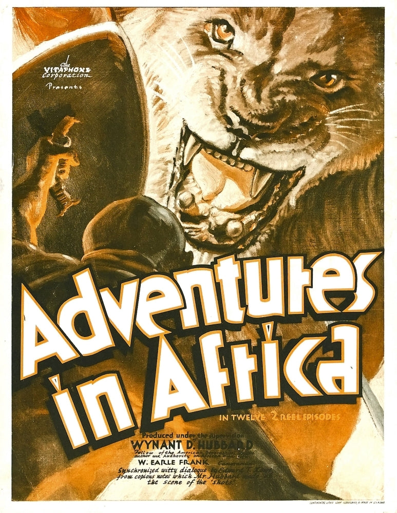 Adventures In Africa Window Card 1931. Movie Poster Masterprint Image 1