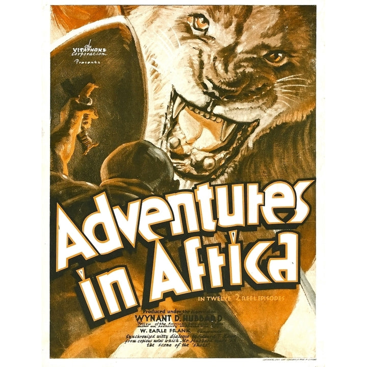 Adventures In Africa Window Card 1931. Movie Poster Masterprint Image 2