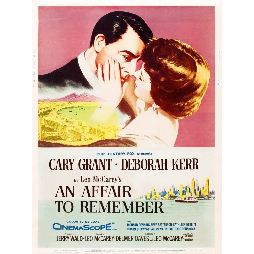 An Affair To Remember L-R: Cary Grant Deborah Kerr On Us Poster Art 1957 Movie Poster Masterprint Image 1