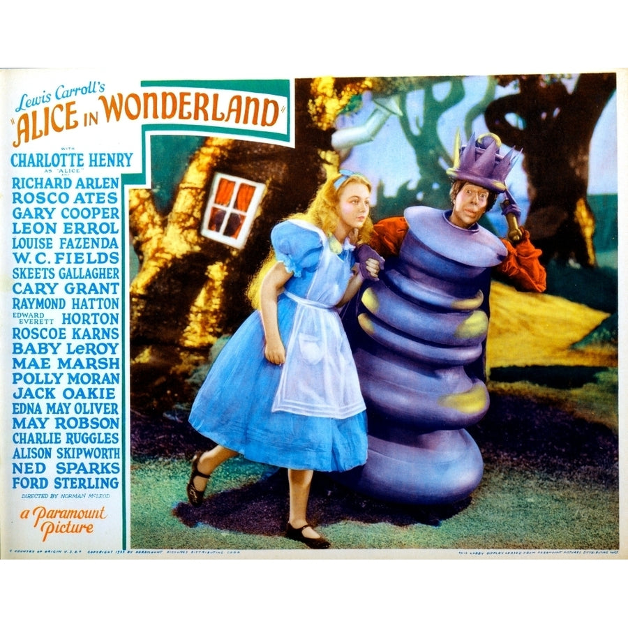 Alice In Wonderland Movie Poster Masterprint Image 1