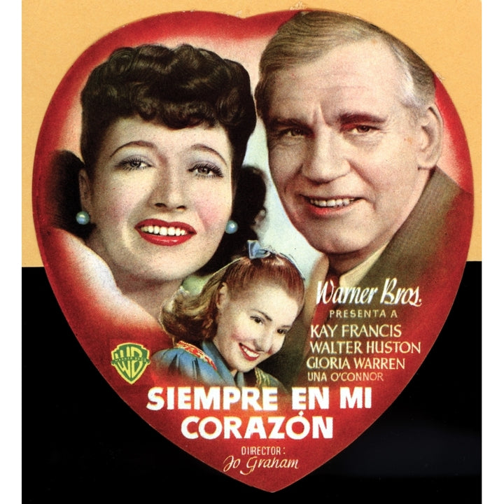 Always In My Heart Kay Francis Gloria Warren Walter Huston 1942. Movie Poster Masterprint Image 1