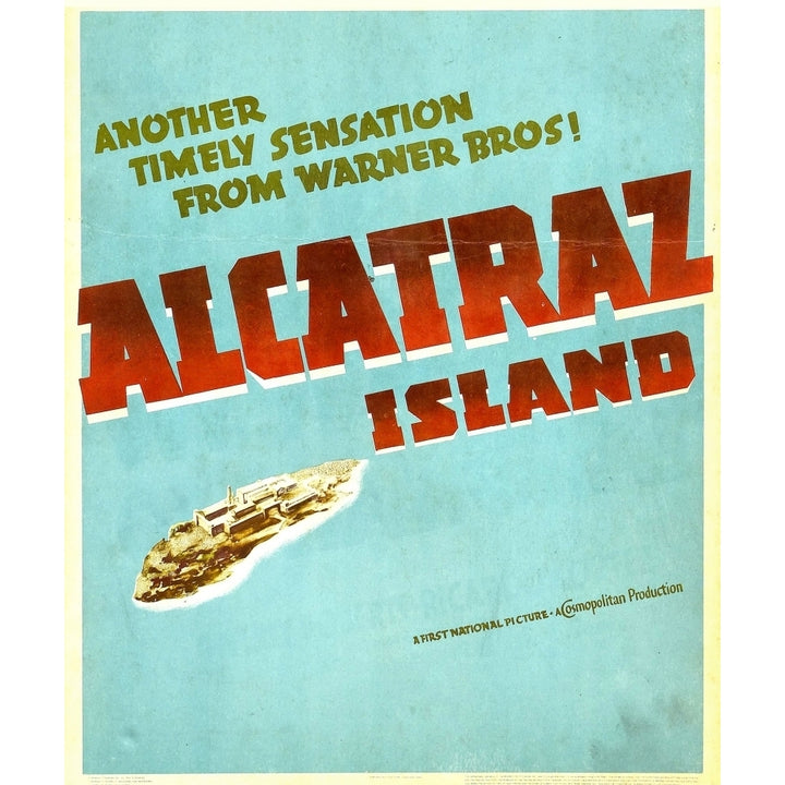 Alcatraz Island Window Card 1937 Movie Poster Masterprint Image 1