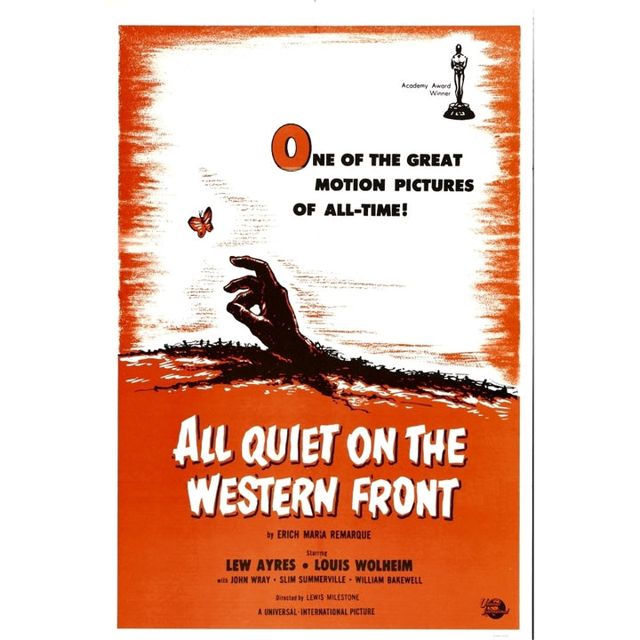 All Quiet On The Western Front Poster Art 1930. Movie Poster Masterprint Image 1