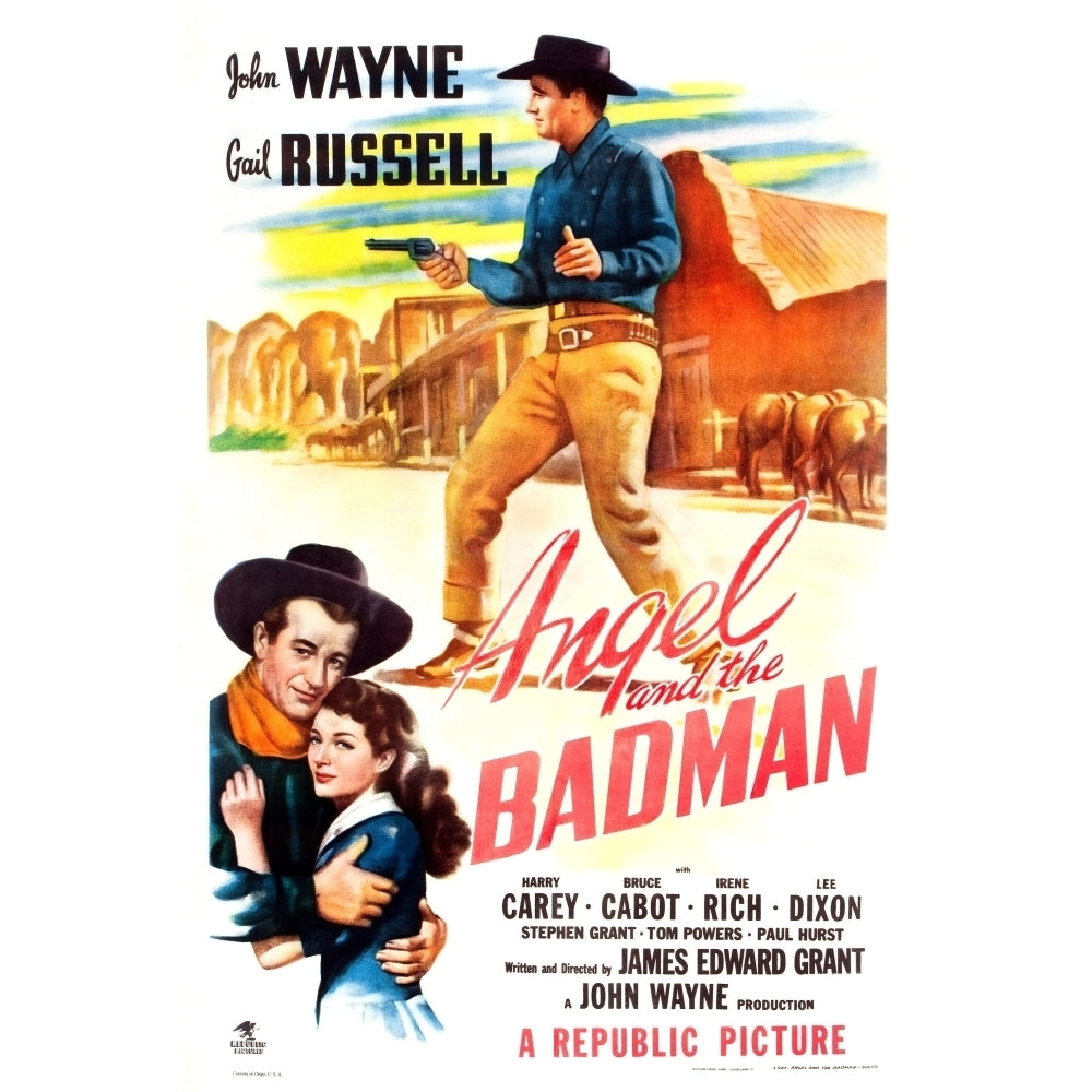 Angel And The Badman Movie Poster Masterprint Image 1