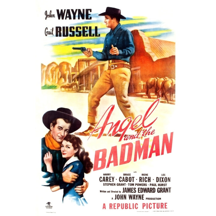 Angel And The Badman Movie Poster Masterprint Image 1