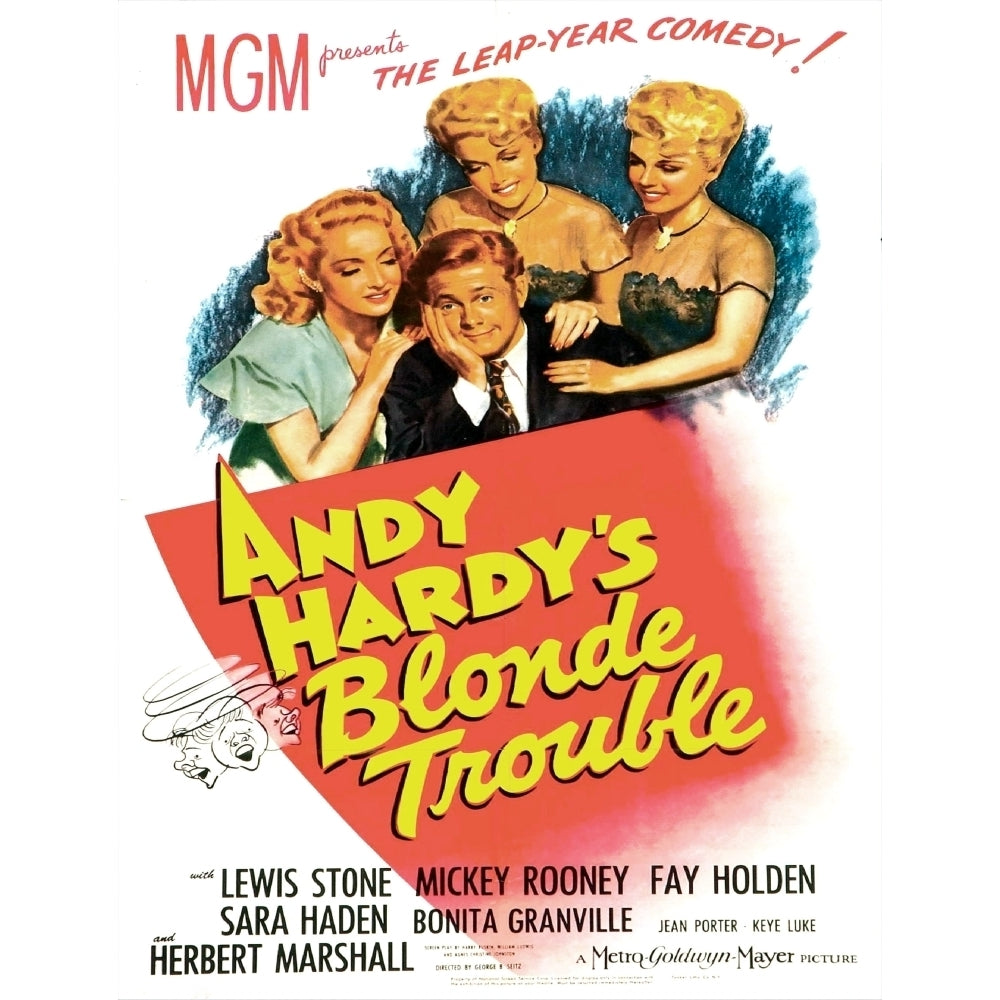 Andy HardyS Blonde Trouble Movie Poster Masterprint Image 2