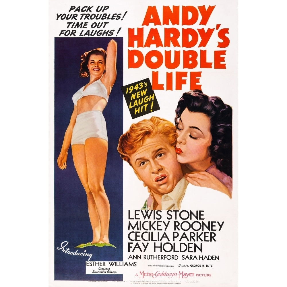 Andy HardyS Double Life U Movie Poster Masterprint Image 2