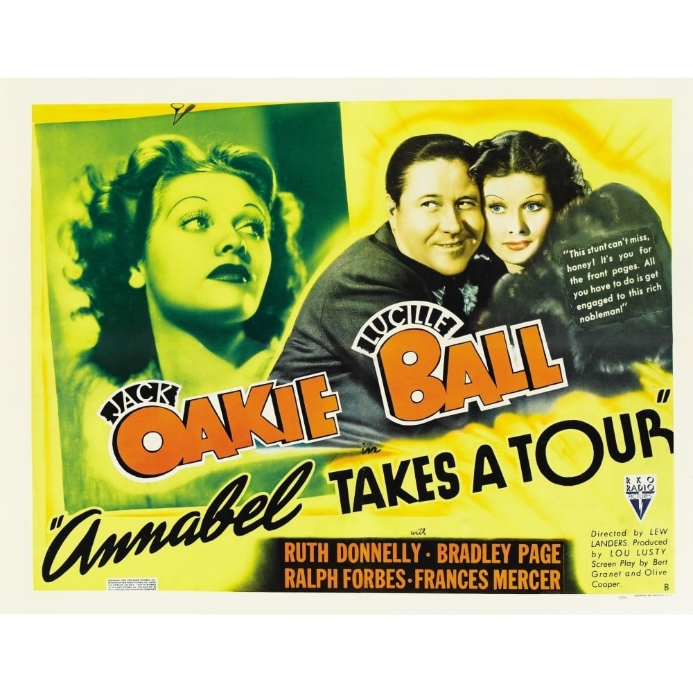 Annabel Takes A Tour Movie Poster Masterprint Image 1