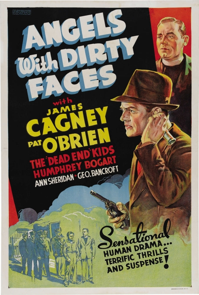 Angels With Dirty Faces Right: James Cagney Upper Right: Pat OBrien 1938. Movie Poster Masterprint Image 1